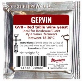 Винные дрожжи Gervin GV8 Red Table Wine, 5 г
