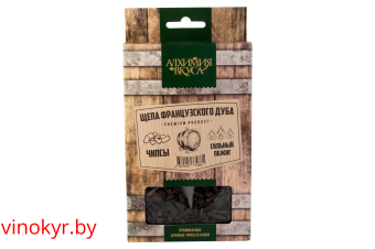 Щепа французского дуба Алхимия Вкуса (чипсы, сильный обжиг), 20 г