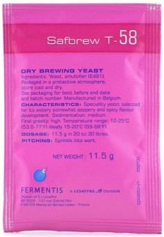 Дрожжи Fermentis Safale T-58, 11.5 г