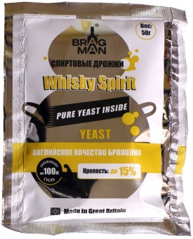 Спиртовые дрожжи Bragman Whisky Spirit, 50 г