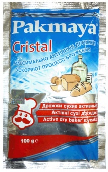 Дрожжи сухие активные Pakmaya Cristal, 100 г