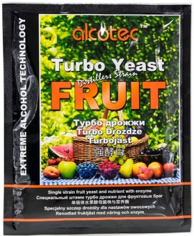 Спиртовые дрожжи Alcotec Turbo Fruit, 60 г